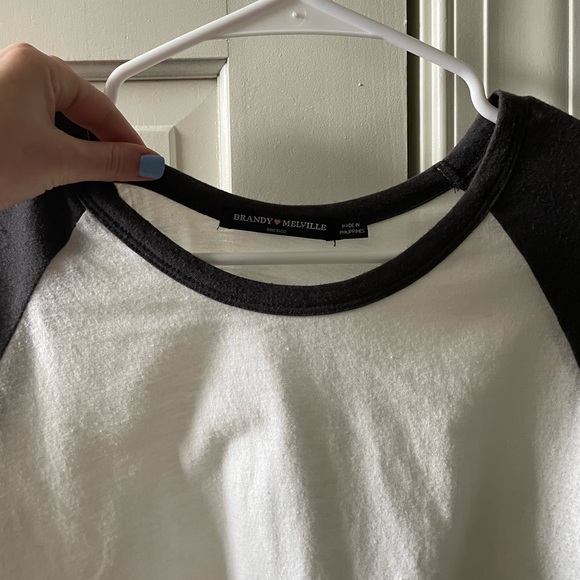 Brandy Melville Baseball Tee - Picture 6 of 6